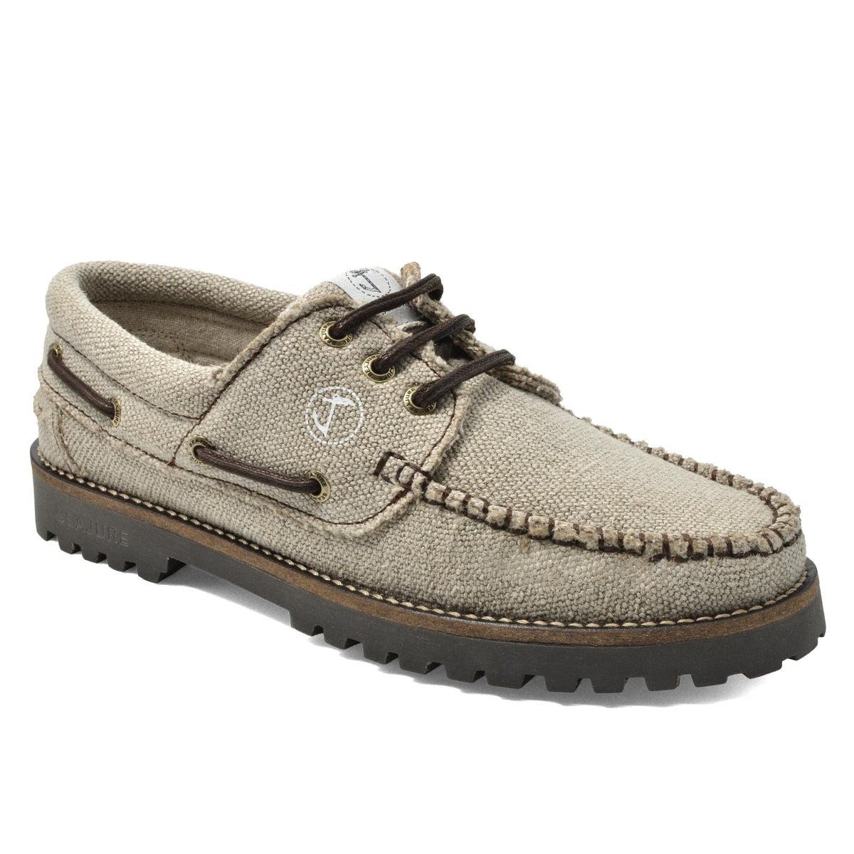 Embleton — Sapato Náutico Masculino Vegan em Cânhamo