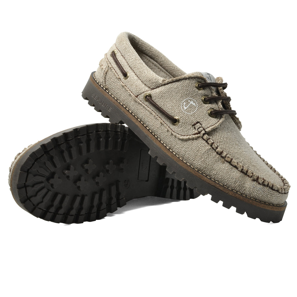 Embleton — Sapato Náutico Masculino Vegan em Cânhamo