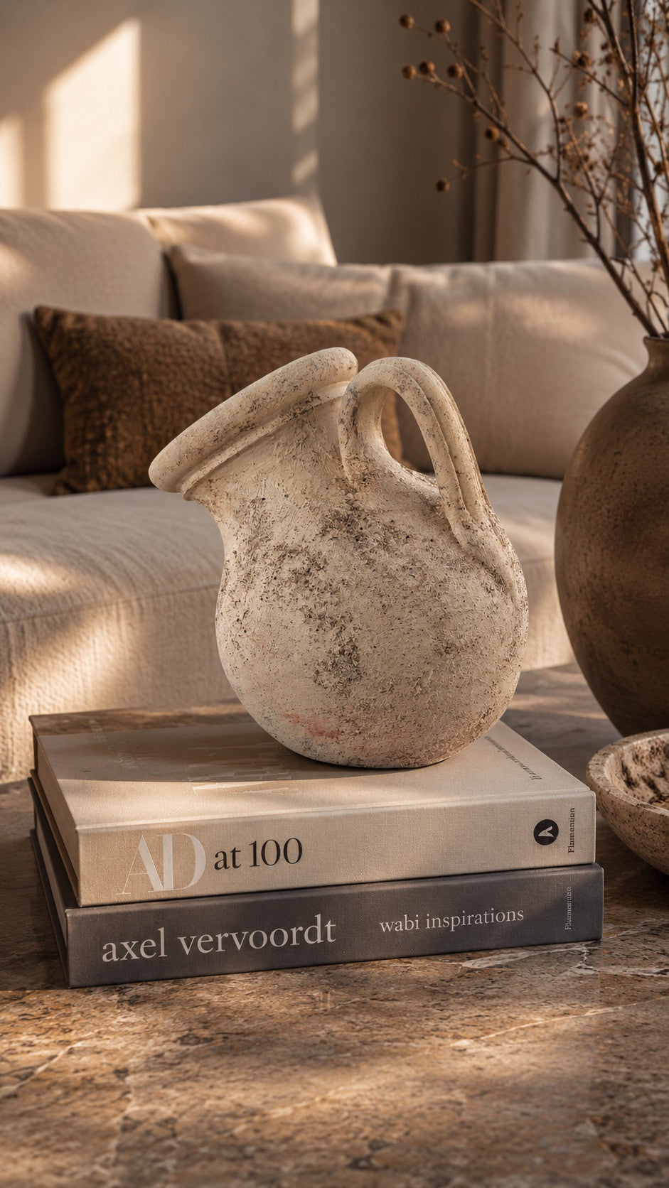 Inclina No. 01 — Vaso Artesanal em Terracota-9