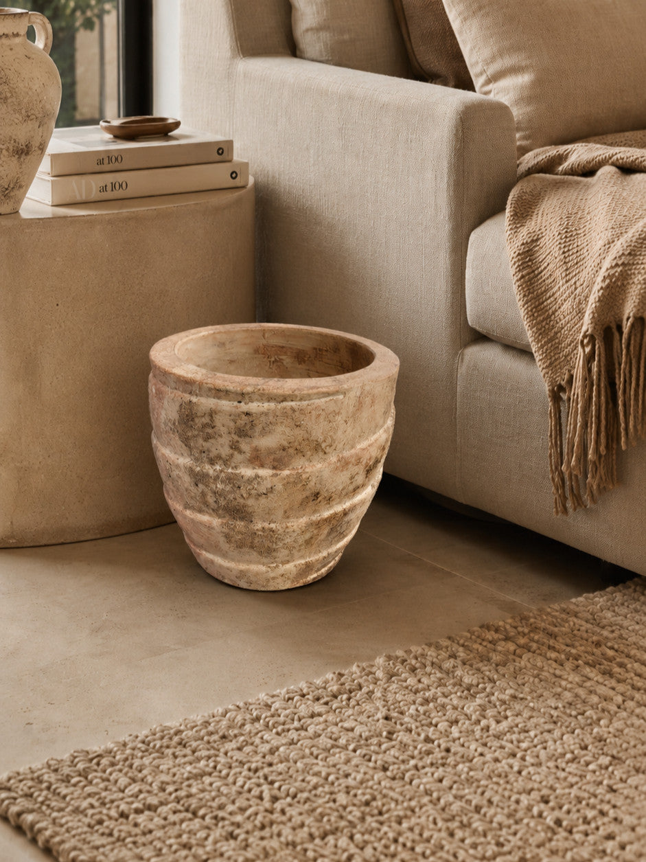 Strata no.01 -Terracotta Decorative Pot-0