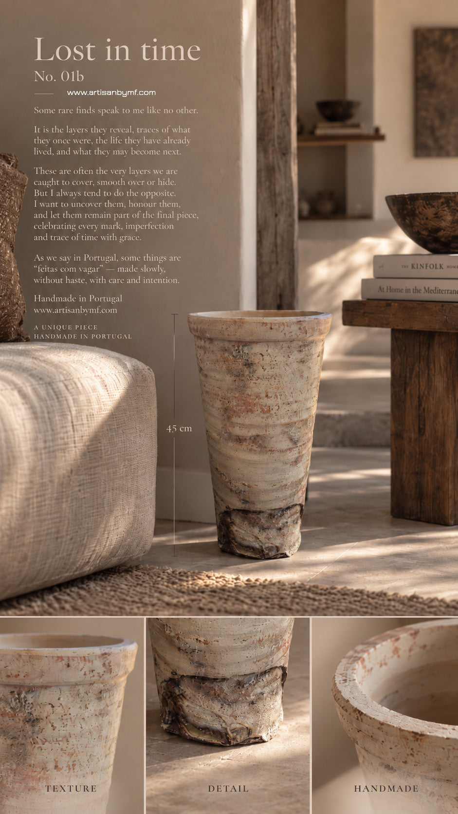 Lost in Time No. 01b — Vaso Artesanal em Terracota-8