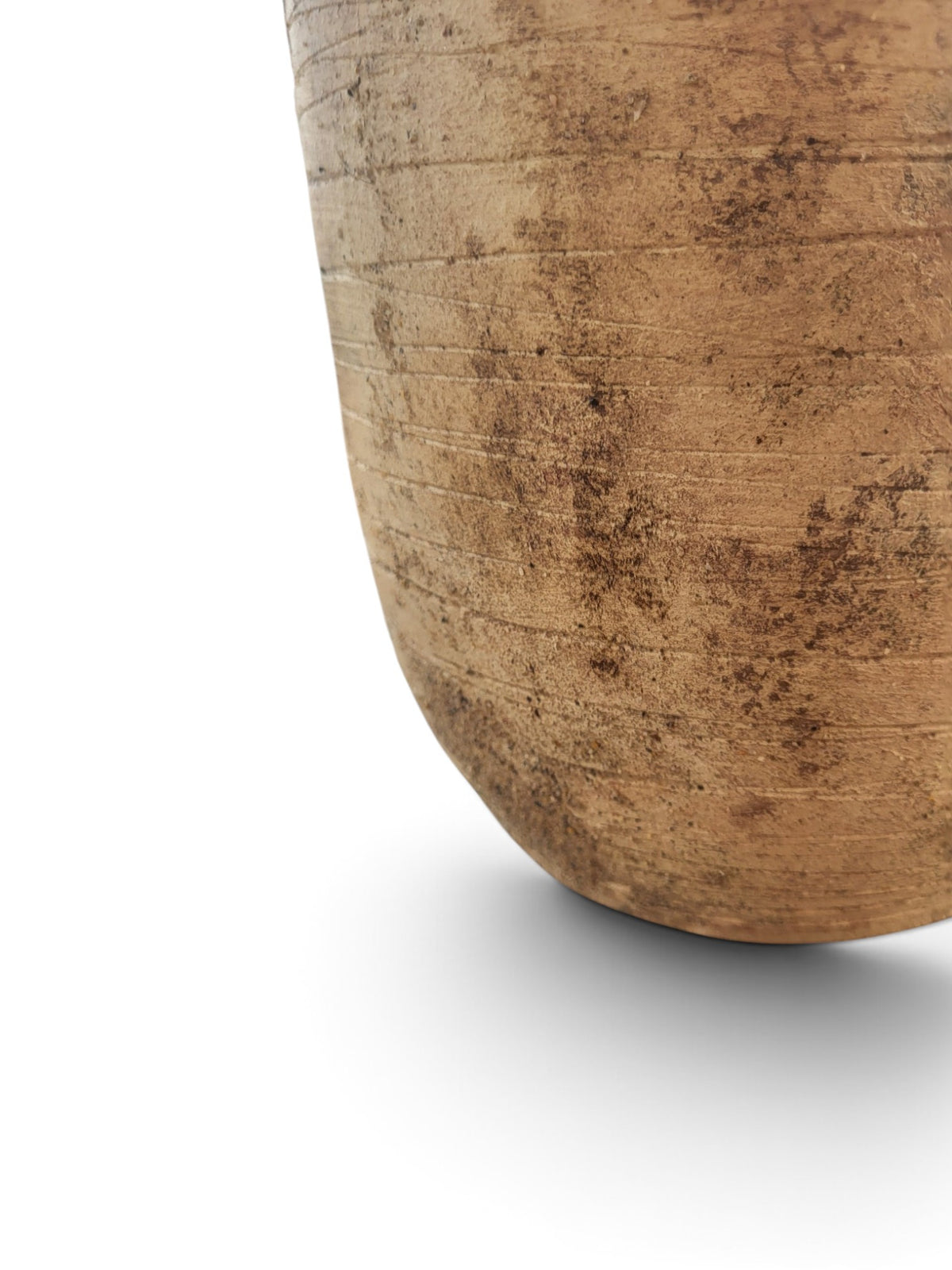 Stria No. 25. - Terracotta Decorative Vase-7