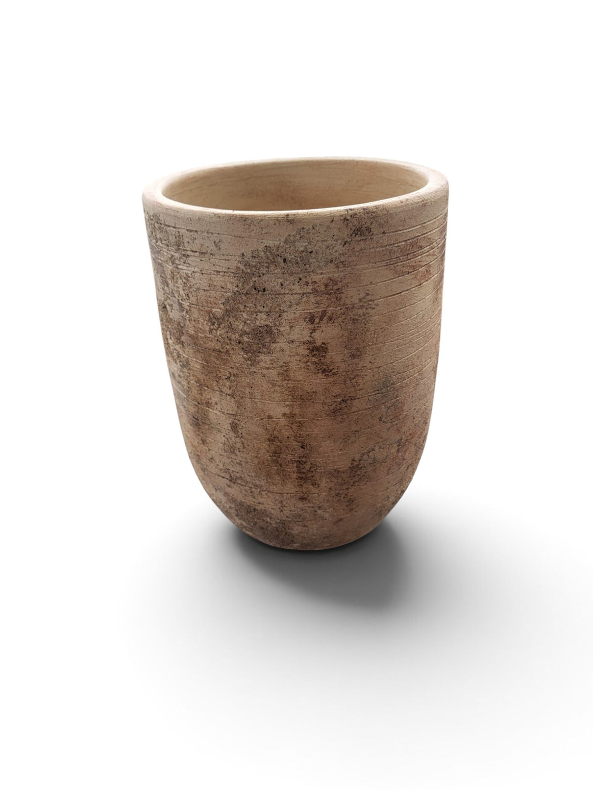Stria No. 25. - Terracotta Decorative Vase-12