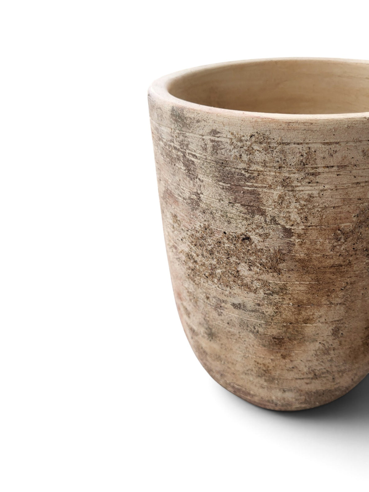 Stria No. 25. - Terracotta Decorative Vase-5