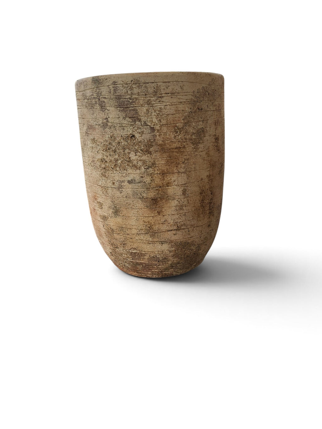 Stria No. 25. - Terracotta Decorative Vase-11