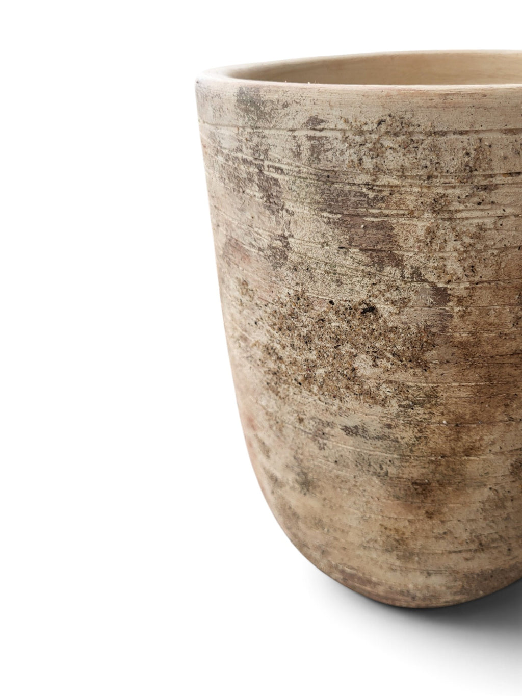 Stria No. 25. - Terracotta Decorative Vase-6