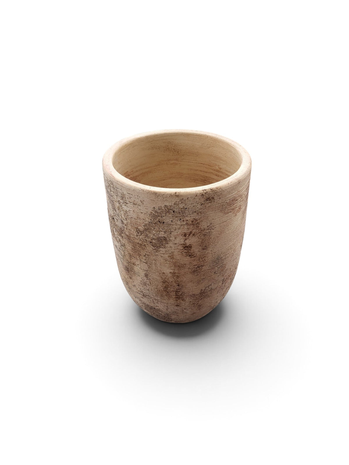 Stria No. 25. - Terracotta Decorative Vase-3