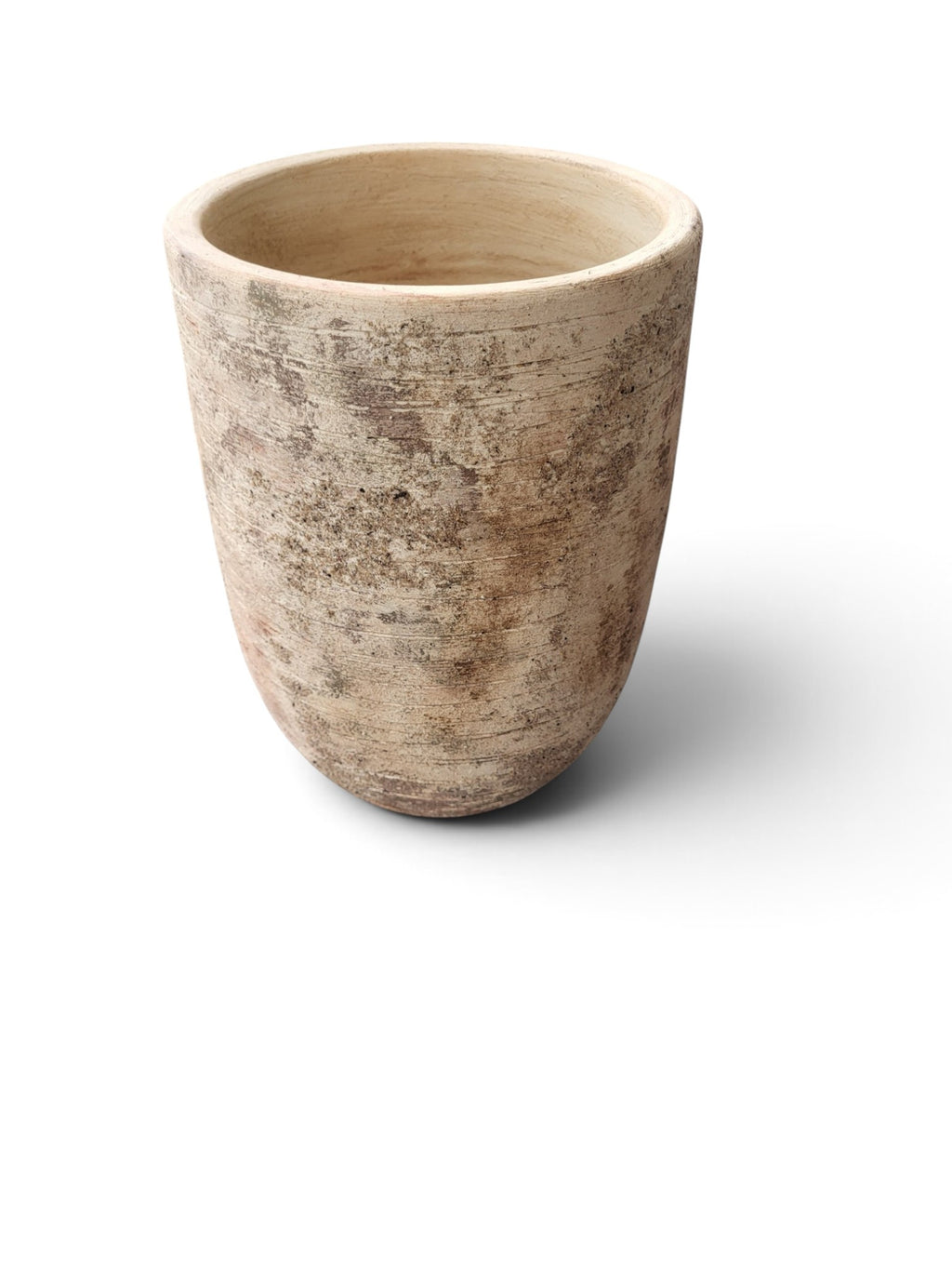 Stria No. 25. - Terracotta Decorative Vase-9
