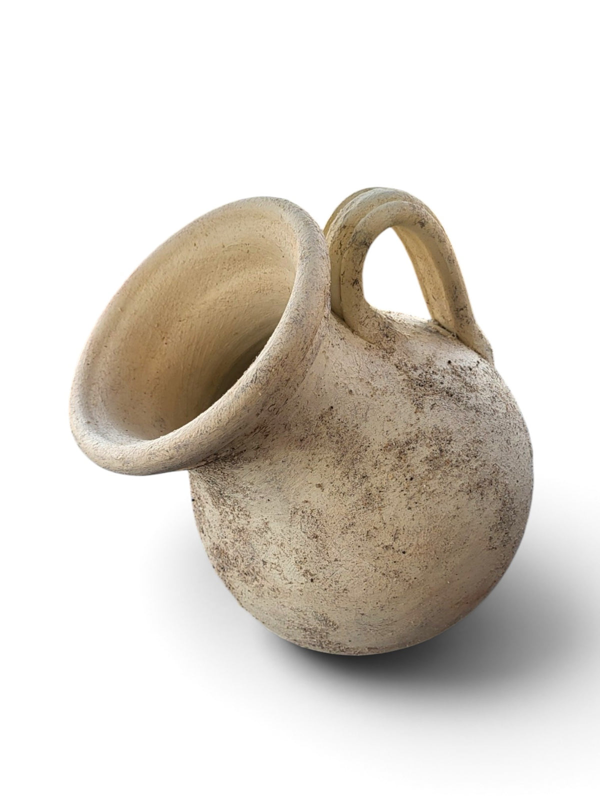 Inclina No. 01 — Vaso Artesanal em Terracota-1